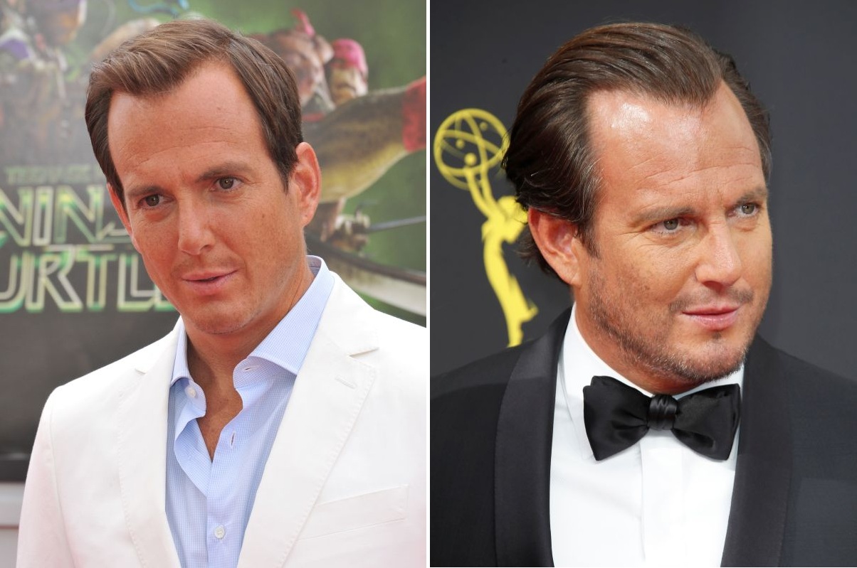 Will Arnett in 2014 (left) and 2019 (right)