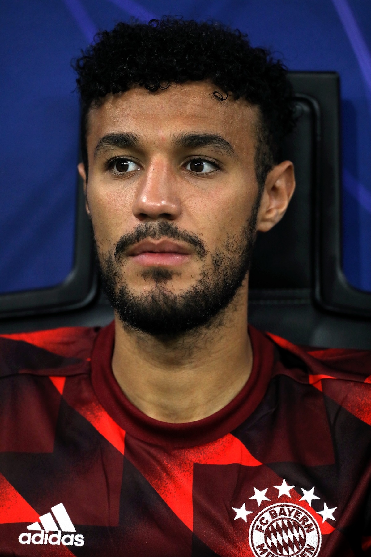 Mazraoui&rsquo;s hair in 2022.