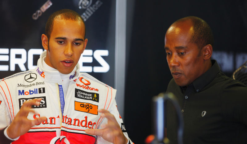 Lewis Hamilton & Father