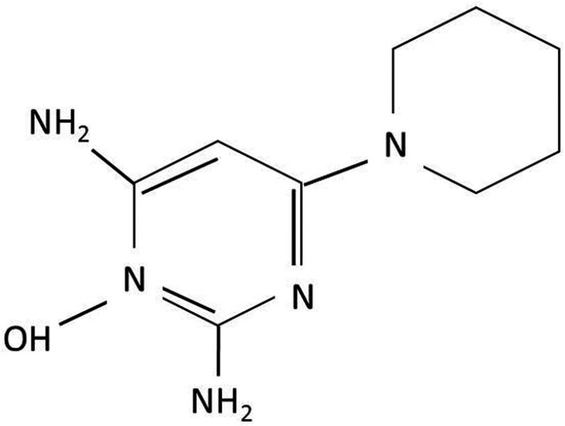Chemical Structure of Minoxidil