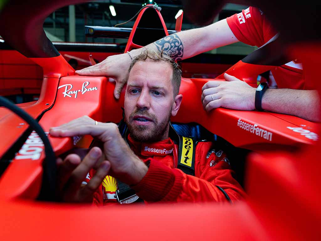 Sebastian Vettel's hair loss in 2021