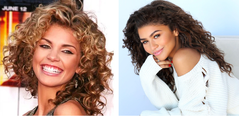 celebrities with 3A curly hair