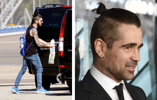 celebrity examples of top knots