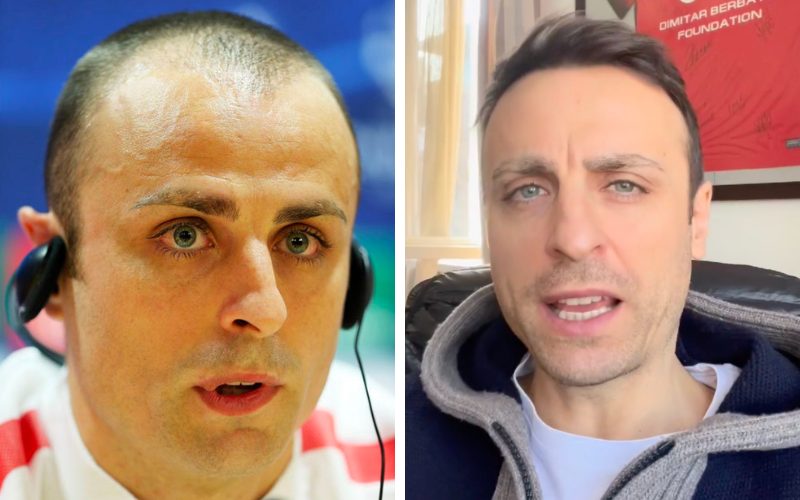 Dimitar Berbatov before and after