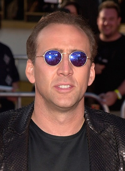 Nicolas Cage&rsquo;s hairline in 2000 (age 36)