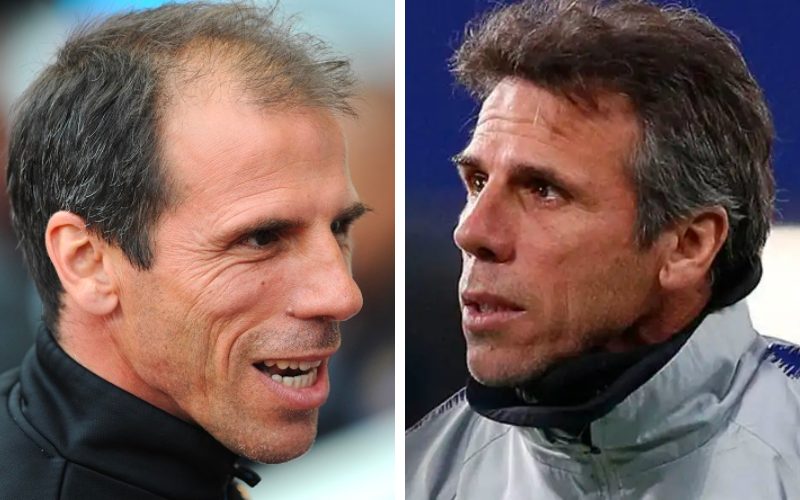 Gianfranco Zola before and after