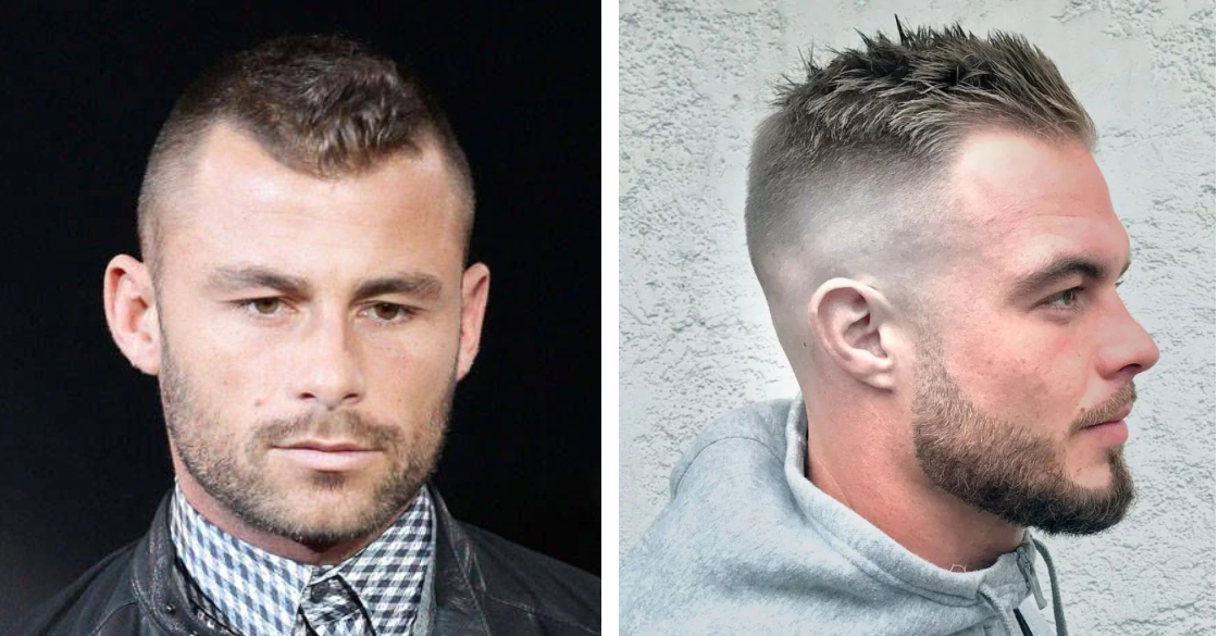 high and tight haircuts for receding hairlines