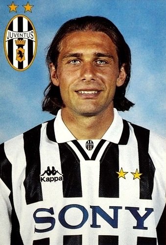 Antonio Conte in 1996 when he played for Juventus