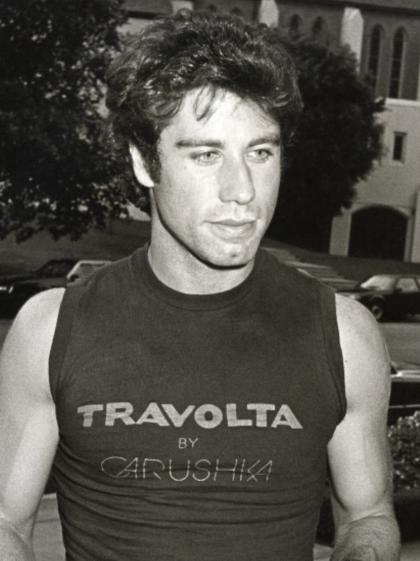 john travolta with hair