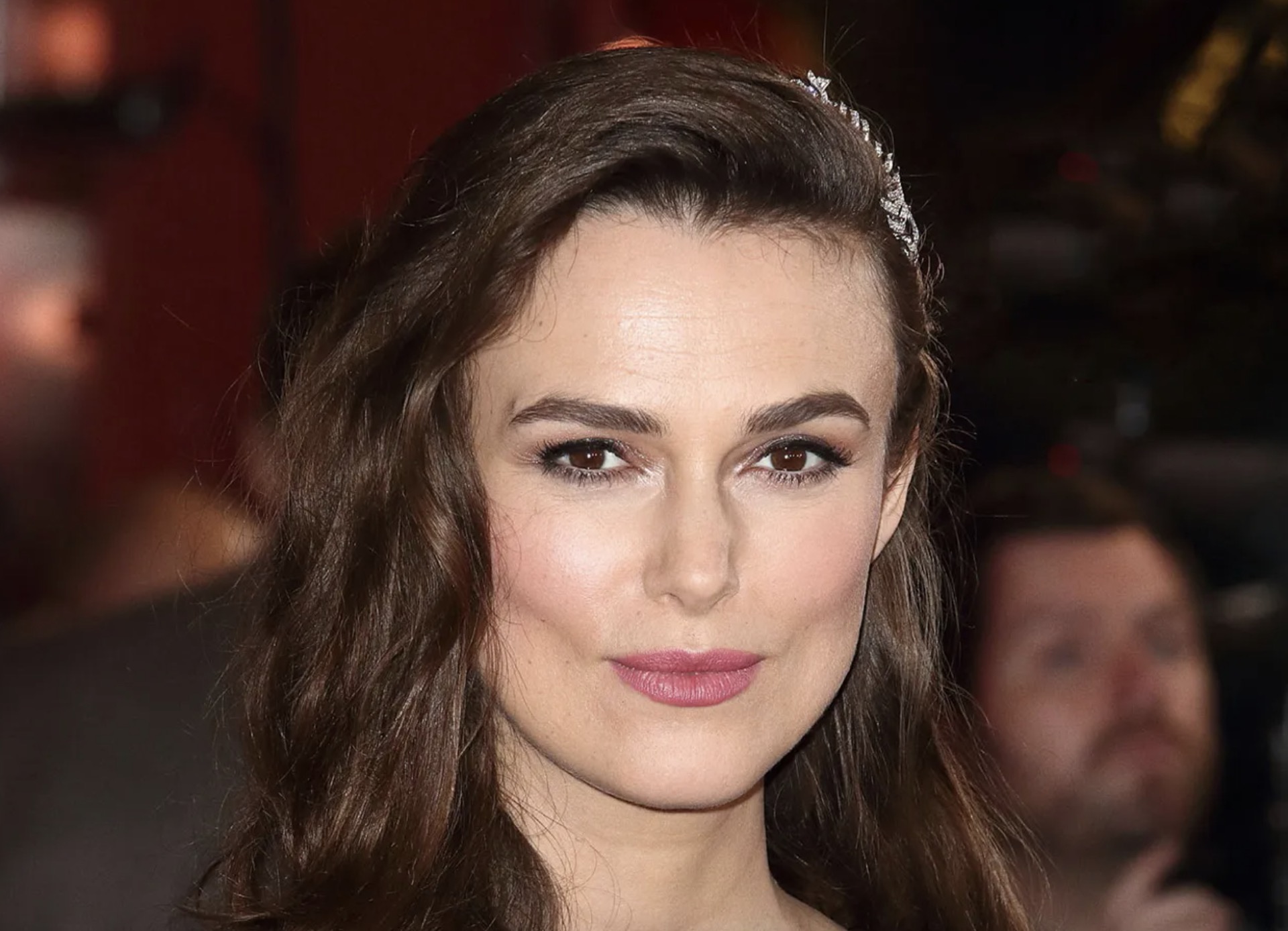 Keira Knightley's high hairline