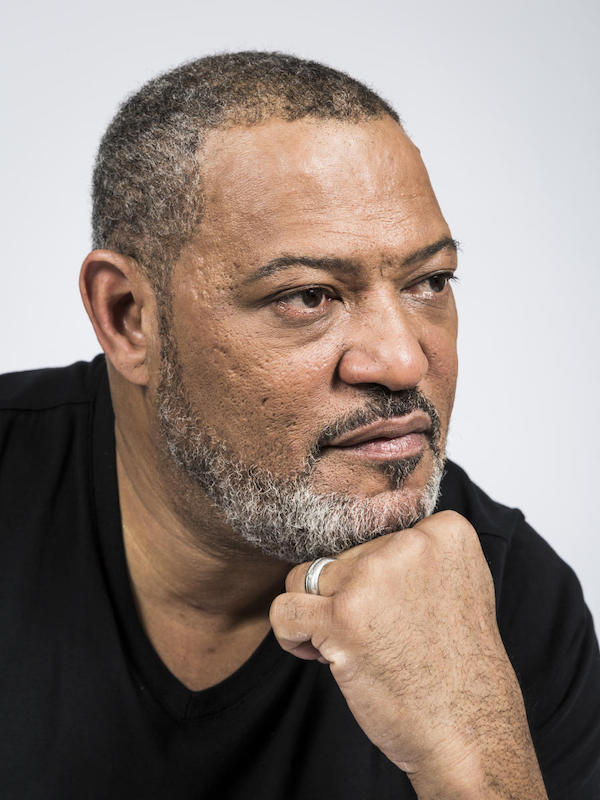 laurence fishburne with short hair