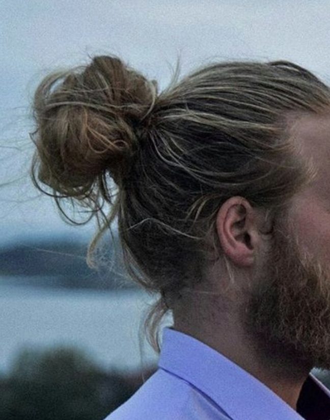 men's updo to hide thinning hair on one side