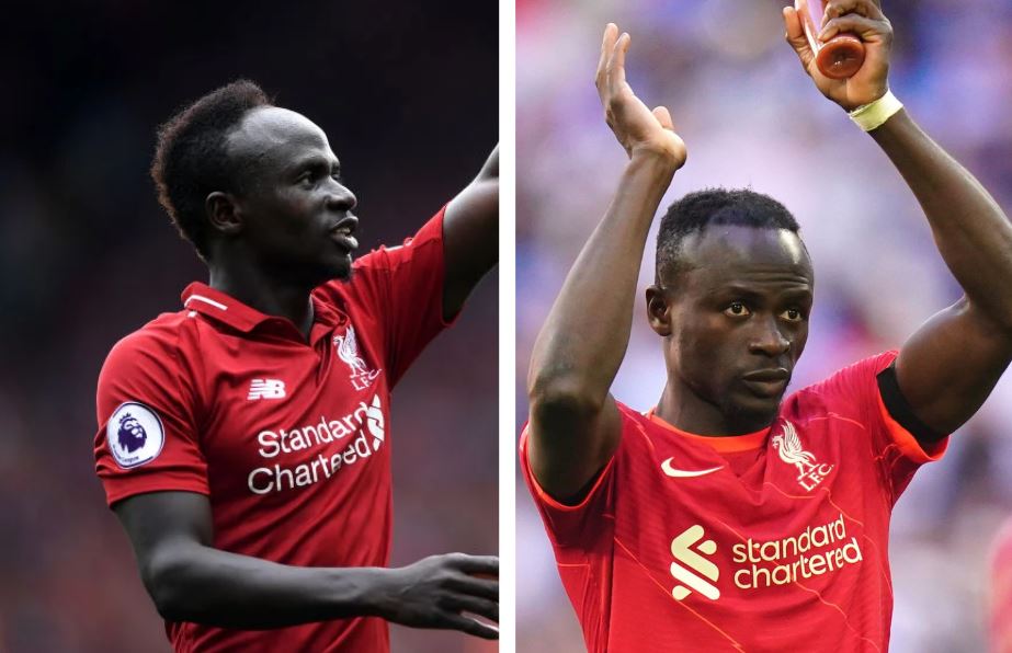 Sadio Mane before and after