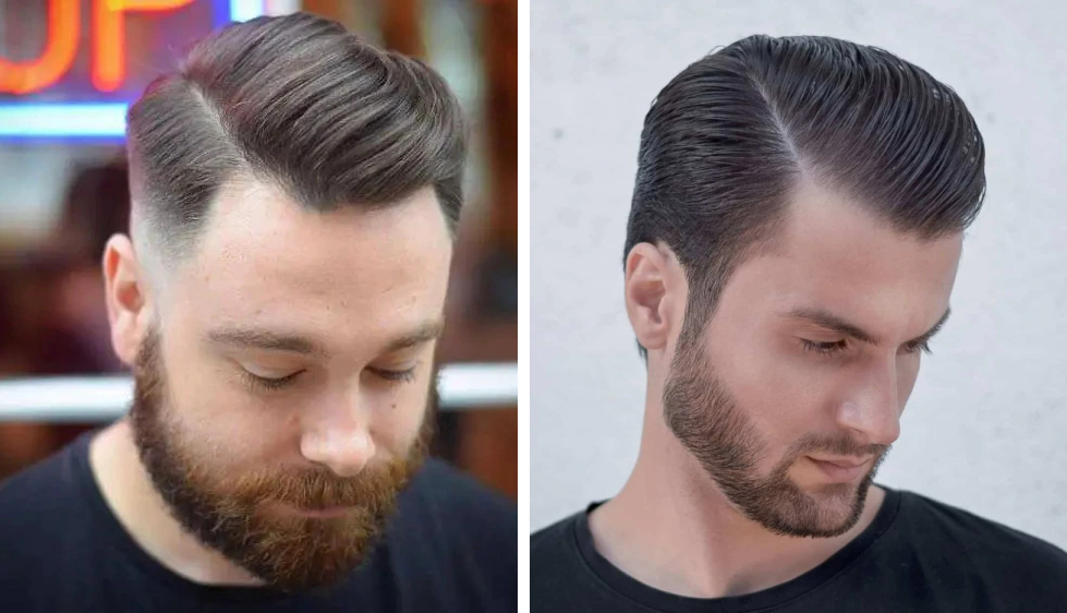 side swept haircuts for receding hairlines